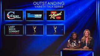 67th Emmy Nominations Variety Talk Series [upl. by Onabru]