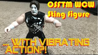 AWESOMELY BAD wrestling figure OSFTM WCW Vibrating STING  Episode 181 [upl. by Munmro]