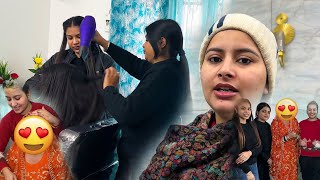 PEHLI BRIDE kiti READY  SAVERE 6 VAJE SALON KRNA PEYA OPEN [upl. by Eatnahs]