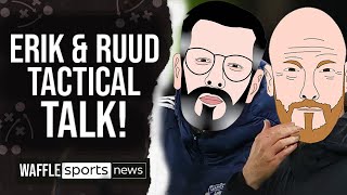 Leaked Ten Hag amp Ruud Van Nistelrooy tactical talk mufc premierleague animation footballcartoon [upl. by Kimberly414]