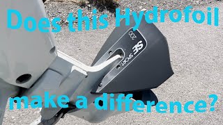 Testing the new Hydrofoil to see what it does to my boat [upl. by Meneau469]