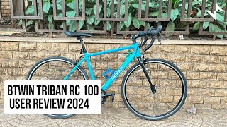 Btwin Triban 100 Roadbike Review 2024  Triban 100 RC  Triban 100 roabike  Triban 100 btwin [upl. by Anitnas880]