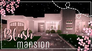 Bloxburg Blush mansion NO GAMEPASSESROBLOXAurlynne [upl. by Irollam]