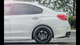 Miro type 398 18x95 34 wheels  2018 WRX [upl. by Irallih]