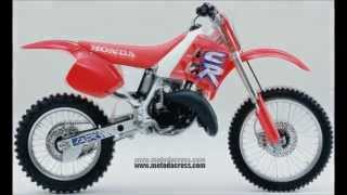 Evolution of Honda cr125 from 1974 to 2007 [upl. by Blodgett268]