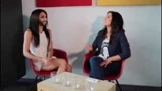 Conchita Wurst in Innsbruck report  interview [upl. by Sahcnip728]