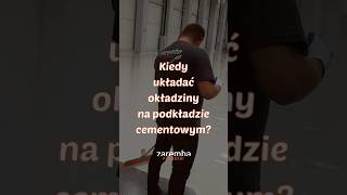 Kiedy układać okładziny na podkładzie cementowym posadzkimaszynowe jastrych [upl. by Bronwyn68]