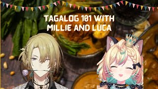 Luca Kaneshiro learns more Tagalog with Millie Parfait [upl. by Conant]