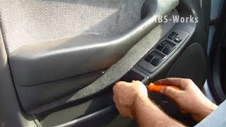 1996 Toyota camry removing front door panel [upl. by Barbette]