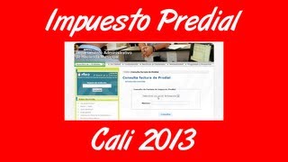 Como descargar el impuesto predial en Cali [upl. by Sontag]