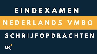 Eindexamen Nederlands VMBO  Schrijfopdrachten artikel en email [upl. by Daegal866]