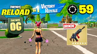 OG Fortnite Reload  High Kill Gameplay  Keyboard amp Mouse [upl. by Arzed111]