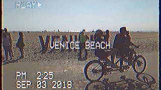 Venice Beach 80s Retro Style Footage Using Vintage VHS Camcorder 📹 Walk Back in Time [upl. by Assen97]