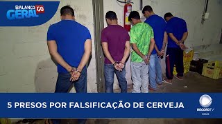 5 PRESOS POR FALSIFICAÇÃO DE CERVEJA [upl. by Libre931]