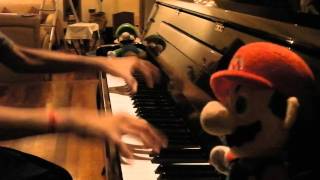 Super Mario Galaxy music  Buoy Base Galaxy on Piano [upl. by Lilah]