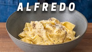 FETTUCCINE ALFREDO UPGRADE Creamy 2Ingredient Alfredo [upl. by Naol910]