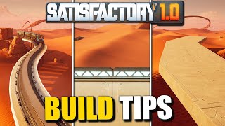 Easy Curves Merging and Essential Build Tips For Satisfactory 1 0 [upl. by Asirrak]