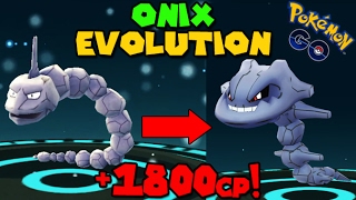 Evolving ONIX to STEELIX Pokemon Go GEN 2 Evolution [upl. by Adlihtam]