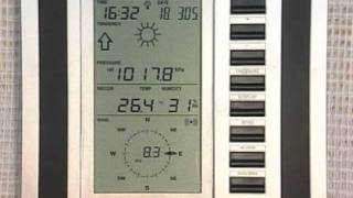 Technoline FunkWetterstation WS 2300 Wettercenter [upl. by Hiro]