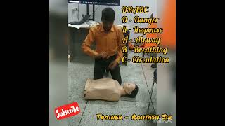 First Aid DRABC  Danger Response Airway Breathing and Circulation [upl. by Ronda]