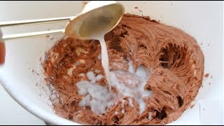 The Easiest Chocolate Buttercream [upl. by Hawken]