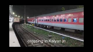 20103 LTT GKP SF EXPRESS crossing in Kalyan jn [upl. by Hound402]