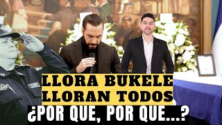 HABLA Bukele y llora junto a El Salvador Despedida de los HEROES caidos [upl. by Ennoitna862]