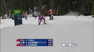 Cross Country Skiing  Womens 10Km Free  Complete Event  Vancouver 2010 Winter Olympic Games [upl. by Celestine425]