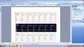 Tutorial  Creare un calendario con Word [upl. by Shimberg]