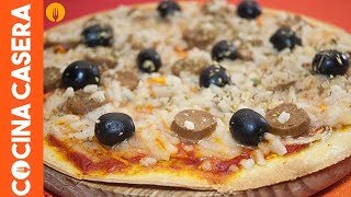 Masa de pizza sin levadura Receta casera [upl. by Seton913]