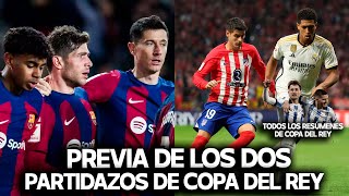 PREVIA DEL ATLÉTICO DE MADRID vs REAL MADRID Y DEL UNIONISTAS vs BARCELONA  RESUMEN Y GOLES DE AYER [upl. by Dorehs]