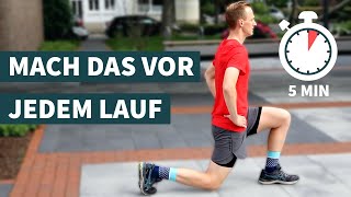 Mach das VOR jedem Lauf  Warm up Routine für Läufer [upl. by Betthezul]