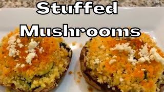 How to make Delicious Stuffed Portobello Mushrooms [upl. by Onyx]