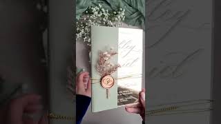 custom sage green weddinginvitations with natural pampas grass wedding2024 weddinginvites isaid [upl. by Georgeta273]