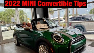 2022 MINI Cooper Convertible Tips [upl. by Eugene]