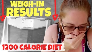 Weightloss Update  1200 Calorie Diet Results In A Month  July Weightloss Update  WeighIn Results [upl. by Hasila]