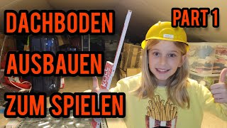 🛠🤩Dachboden Ausbauen zum Kinderparadies🤩🛠 [upl. by Ahsini595]