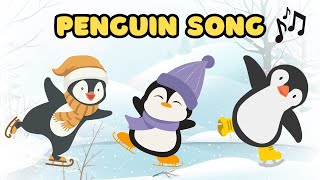 Penguin Kids Song ♫ Nursery Rhymes 🐧  Animals Cartoon Songs for Children  4K UHD [upl. by Serafine]