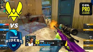 GROUP FINAL  Vitality vs Movistar Riders  HIGHLIGHTS  ESL Pro League S18 l CSGO [upl. by Llennahc]