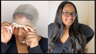 OLD WIG WASH DAY ROUTINE HOW TO CLEAN LACE RESTORE AND RE INSTALL FT VSHOW HAIR [upl. by Edison818]