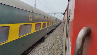 12436 jaynagar Garib Rath Overtake 02570 Humsafar express [upl. by Kcirtemed]