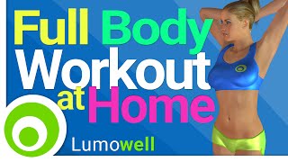 Full Body Exercises at Home Abs Legs Butt Arms Back and Chest [upl. by Kenric]