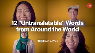 12 quotUntranslatablequot Words from Around the World [upl. by Llerdnod]