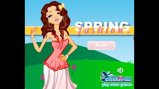 Spring Fashion Dress Up Games For Girls GirlsPrincess [upl. by Eninotna]