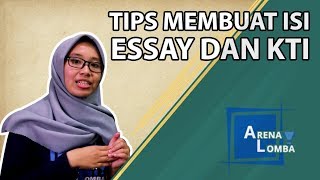 7 Tips Membuat Isi Essay atau KTI Yang Baik [upl. by Gnagflow954]