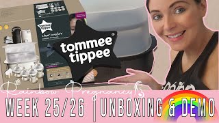 TOMMEE TIPPEE SENT ME THIS  ADVANCED STERILISER REVIEW amp DEMOWeek 2526 Update  Rainbow Pregnancy [upl. by Ellison]