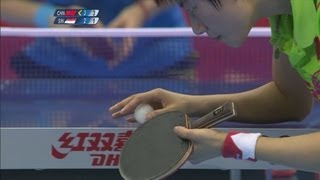 Full Replay  Ding CHN v Feng SIN Table Tennis Singles SemiFinal  London 2012 Olympics [upl. by Eetnom]