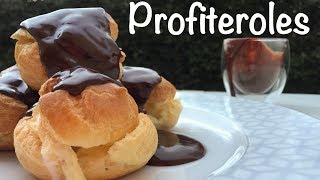 Recette des profiteroles glace et sauce au chocolat [upl. by Crista140]