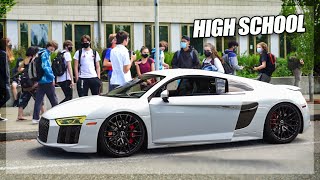 Taking my Audi R8 to The Last Day of High School [upl. by Hester]