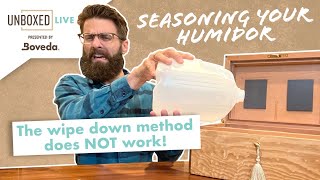 How to Season a Humidor in 1 Easy Step amp Do it When the Seasons Change [upl. by Odarbil]